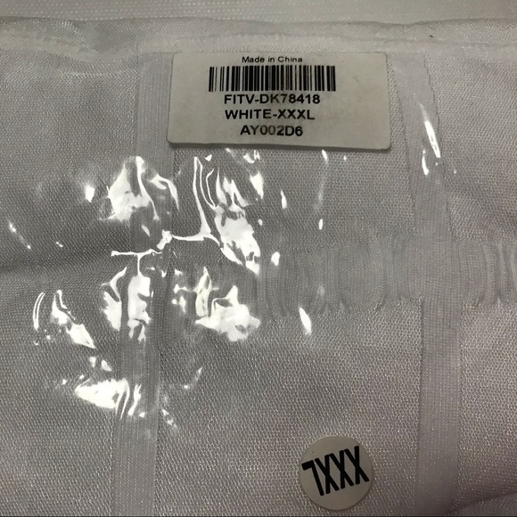 New Women Shapewear Shirt Size XXXL White - Picture 2 of 3